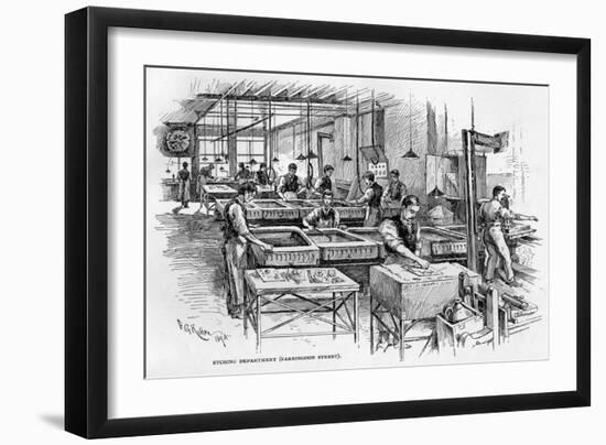 Process-Etching-FG Kitton-Framed Art Print