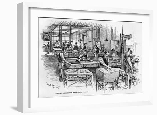 Process-Etching-FG Kitton-Framed Art Print