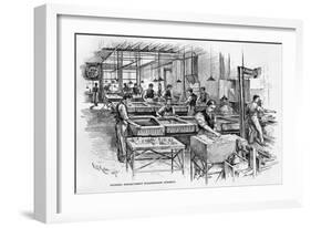 Process-Etching-FG Kitton-Framed Art Print