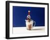 Processed Food. Vintage Beater with Cereals and Yogurt-Marina Ortega-Framed Photographic Print