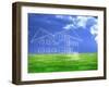 Processed Model of the Building-bioraven-Framed Art Print