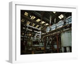 Processing Equipment, Portvale Sugar Factory, St. James Parish, Barbados-Robert Francis-Framed Photographic Print