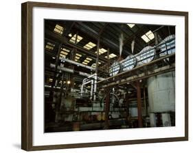 Processing Equipment, Portvale Sugar Factory, St. James Parish, Barbados-Robert Francis-Framed Photographic Print