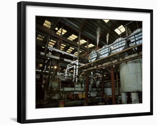 Processing Equipment, Portvale Sugar Factory, St. James Parish, Barbados-Robert Francis-Framed Photographic Print