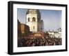 Procession after the Coronation of Tsar Alexander II of Russia, Moscow, 1856-Jean Sorieul-Framed Giclee Print
