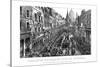 Procession Approaching St Paul's Cathedral, Thanksgiving Day, 27 February, 1872-null-Stretched Canvas