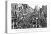 Procession Approaching St Paul's Cathedral, Thanksgiving Day, 27 February, 1872-null-Stretched Canvas