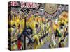 Procession, Ati Atihan Carnival, Kalibo, Island of Panay, Philippines, Southeast Asia, Asia-Alain Evrard-Stretched Canvas