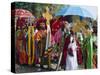 Procession During the Festival of Rameaux, Axoum, Ethiopia, Africa-J P De Manne-Stretched Canvas