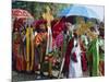 Procession During the Festival of Rameaux, Axoum, Ethiopia, Africa-J P De Manne-Mounted Photographic Print