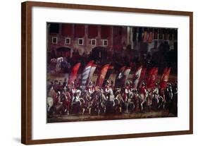 Procession for Investiture of Taddeo Barberini-null-Framed Giclee Print