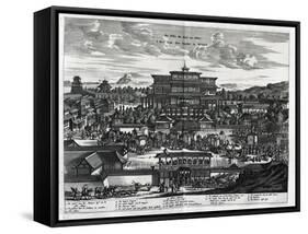 Procession from Macau, an Illustration from 'Atlas Chinensis' by Arnoldus Montanus, 1671-Dutch School-Framed Stretched Canvas