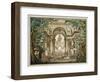 Procession in a Temple. Set Design for a Theatre Play, 18th or Early 19th Century-Louis Jean Desprez-Framed Giclee Print