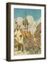 Procession in Alsace-null-Framed Art Print