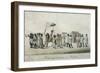 Procession in Madras, Watercolour, India, 18th Century-null-Framed Giclee Print