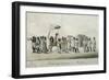 Procession in Madras, Watercolour, India, 18th Century-null-Framed Giclee Print