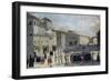 Procession in Piazza Del Duomo (Cathedral Square), 16th Century, Painting, Detail-null-Framed Giclee Print