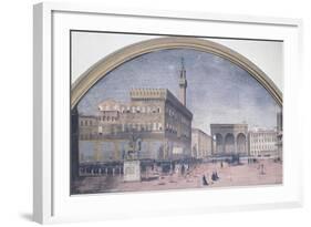 Procession in Piazza Della Signoria in Florence, Italy-null-Framed Giclee Print