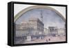 Procession in Piazza Della Signoria in Florence, Italy-null-Framed Stretched Canvas