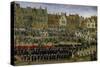 Procession in Place Du Grand Sablon in Brussels, 1615-Anthonis Sallaert-Stretched Canvas