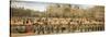 Procession in St. Mark's Square, 1496-Gentile Bellini-Stretched Canvas