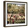 Procession in St. Mark's Square, 1496-Gentile Bellini-Framed Giclee Print