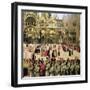 Procession in St. Mark's Square, 1496-Gentile Bellini-Framed Giclee Print