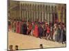 Procession in St. Mark's Square, Detail of Musicians, 1496-Gentile Bellini-Mounted Giclee Print