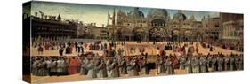 Procession in St. Mark's Square-Gentile Bellini-Stretched Canvas