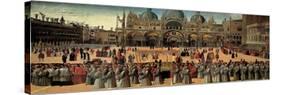 Procession in St. Mark's Square-Gentile Bellini-Stretched Canvas