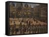 Procession in St Mark's Square-Gentile Bellini-Framed Stretched Canvas