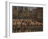 Procession in St Mark's Square-Gentile Bellini-Framed Giclee Print