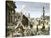 Procession in the Forum Romanum, Ancient Rome-null-Stretched Canvas