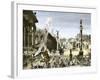 Procession in the Forum Romanum, Ancient Rome-null-Framed Giclee Print