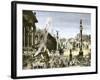 Procession in the Forum Romanum, Ancient Rome-null-Framed Giclee Print