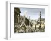 Procession in the Forum Romanum, Ancient Rome-null-Framed Giclee Print