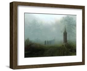 Procession in the Mist, 1828-Ernst Ferdinand Oehme-Framed Giclee Print