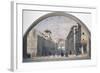 Procession in Via De' Servi with Church of Annunciation in Background-null-Framed Giclee Print