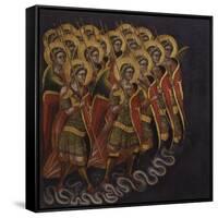 Procession of Armed Angels-Guariento Di Arpo-Framed Stretched Canvas