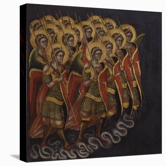 Procession of Armed Angels-Guariento Di Arpo-Stretched Canvas