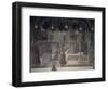 Procession of Bishop with Vial of Blood in Front of Church of St Augustine-Cosimo Rosselli-Framed Giclee Print