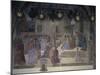 Procession of Bishop with Vial of Blood in Front of Church of St Augustine-Cosimo Rosselli-Mounted Giclee Print