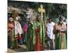 Procession of Christian Men and Crosses, Rameaux Festival, Axoum, Tigre Region, Ethiopia-Bruno Barbier-Mounted Photographic Print