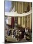 Procession of Corpus Christi in Seville, 1857, Painting by Cabral Y Aguado Bejarano (1828-1891)-null-Mounted Giclee Print