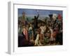 Procession of Crusaders Around Jerusalem, 14th July 1099, 1841-Jean Victor Schnetz-Framed Giclee Print