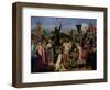 Procession of Crusaders Around Jerusalem, 14th July 1099, 1841-Jean Victor Schnetz-Framed Giclee Print