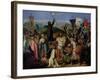 Procession of Crusaders Around Jerusalem, 14th July 1099, 1841-Jean Victor Schnetz-Framed Giclee Print