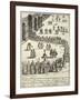 Procession of Dignitaries in the St Mark's Square in Venice, 1610-Giacomo Franco-Framed Giclee Print