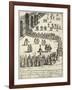 Procession of Dignitaries in the St Mark's Square in Venice, 1610-Giacomo Franco-Framed Giclee Print