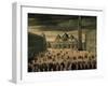 Procession of Doge and His Entourage in Piazza San Marco in Venice-Cesare Vecellio-Framed Giclee Print